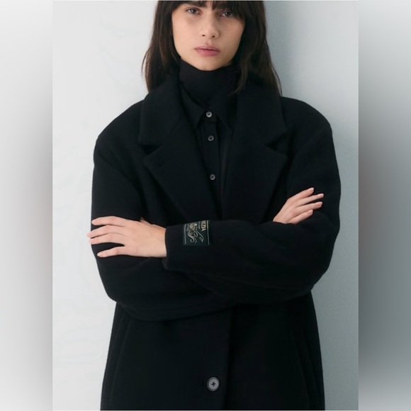 Wilfred the only coat black womans size small/ medium - Picture 3 of 10